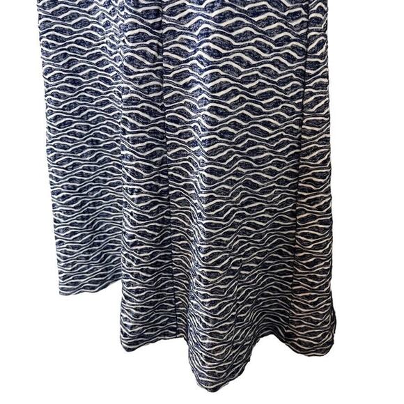 RN Studio by Ronni Nicole Womens Navy White Stretch Knit Cap Sleeve Dress sz 6 - Picture 10 of 16
